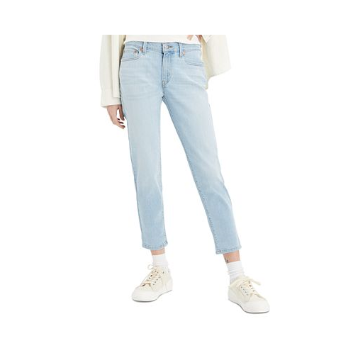 Levis Womens Relaxed Boyfriend Tapered-Leg Jeans