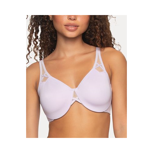 Paramour Womens Amaranth Cushioned Comfort Unlined Minimizer Underwire Bra