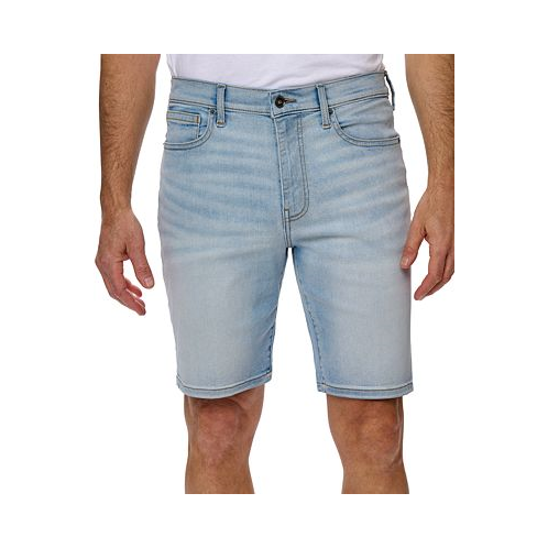 Lazer Mens Slim-Fit Stretch 9-1/2 Denim Shorts