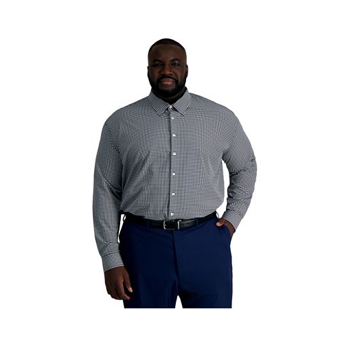 Haggar Big & Tall Mens Smart Wash Classic Fit Dress Shirt