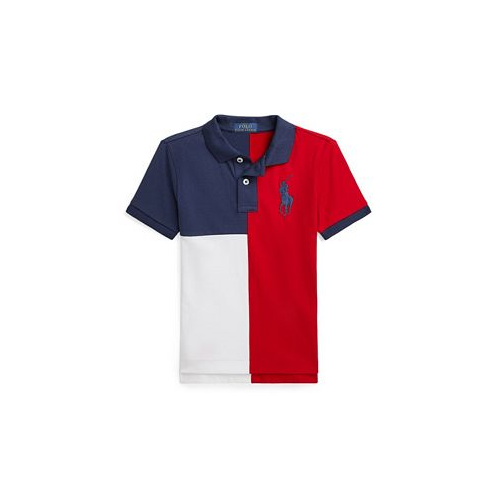 Polo Ralph Lauren Toddler and Little Boy Big Pony Heavyweight Cotton Jersey Polo