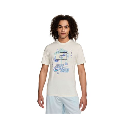 Nike Mens Relaxed-Fit Iridescent Basketball Graphic T-Shirt Regular & Big & Tall