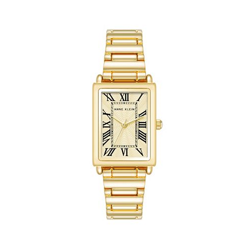 Anne Klein Womens Quartz Gold-Tone Alloy Bracelet Watch 21mm