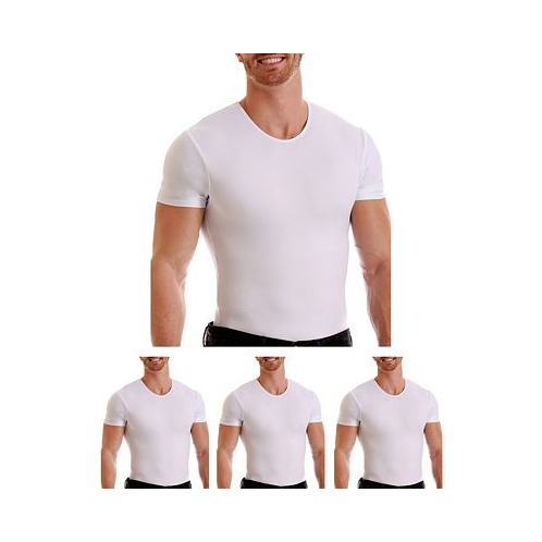 Mens Big & Tall Insta Slim 3 Pack Compression Short Sleeve Crew-Neck T-Shirts