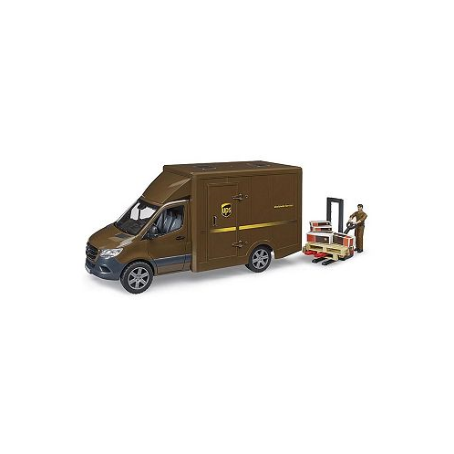 Bruder 1/16 Mercedes-Benz Sprinter UPS Truck with Manually Operated Pallet Jack by