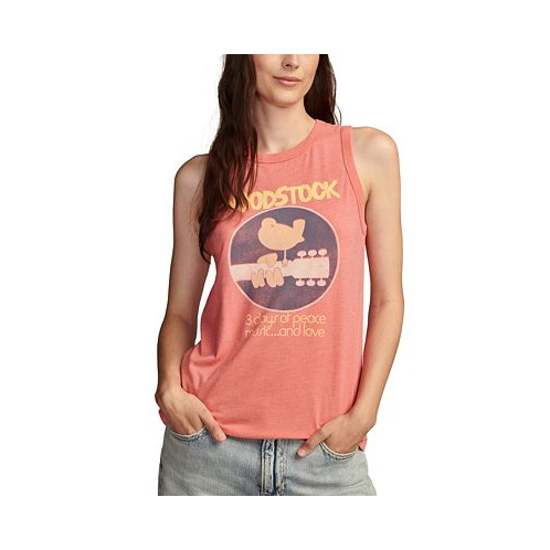 Lucky Brand Womens Woodstock Graphic Print Tank Top