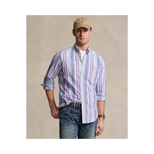 Polo Ralph Lauren Mens Classic-Fit Striped Oxford Shirt
