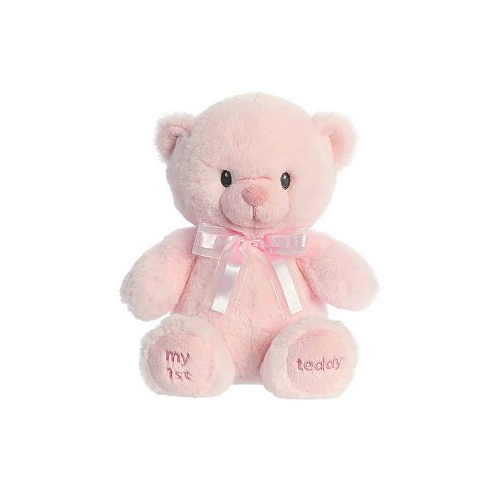 Ebba Medium My First Teddy Adorable Baby Plush Toy Pink 9
