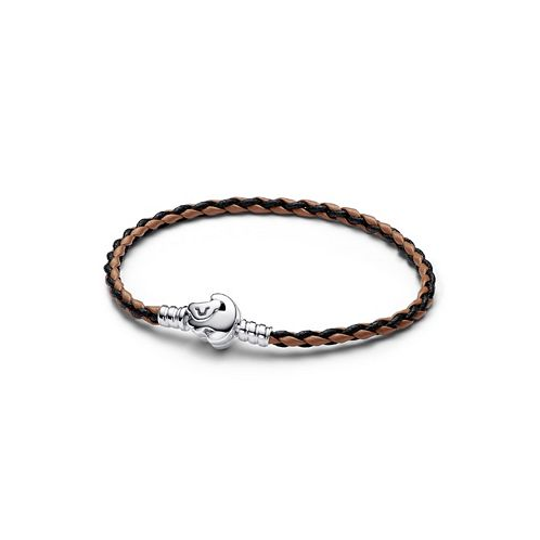 Pandora The Lion King Clasp Braided Leather Bracelet