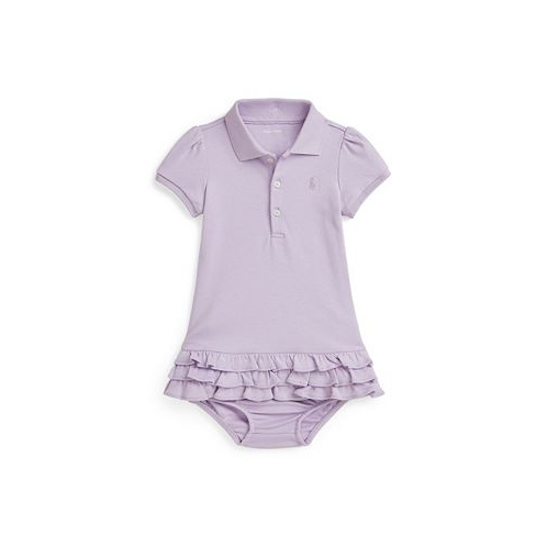 Polo Ralph Lauren Baby Girls Ruffled Polo Dress