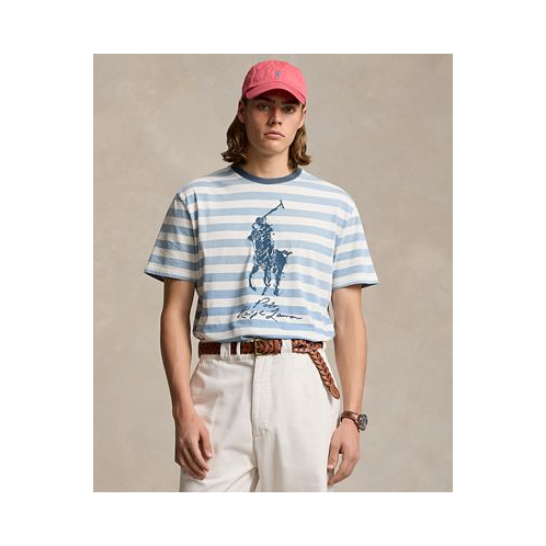 Polo Ralph Lauren Mens Classic-Fit Big Pony Jersey T-Shirt