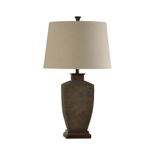 StyleCraft Home Collection StyleCraft Hammered Metal Table Lamp