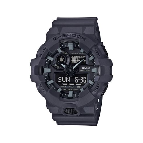 G-Shock Mens Analog-Digital Dark Grey Resin Strap Watch 53mm