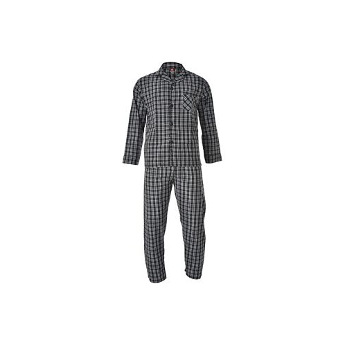 Hanes Platinum Hanes Mens Big and Tall Cvc Broadcloth Pajama Set