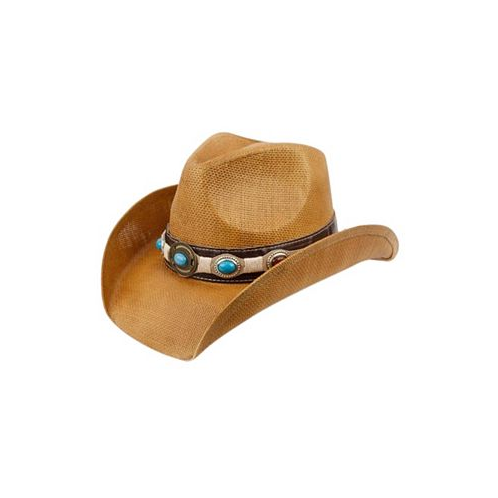 Epoch Hats Company Angela & William Cowboy Hat with Trim Band and Studs