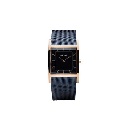 Bering Ladies Classic Tank Case and Mesh Watch