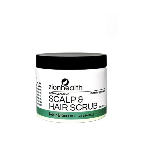 Zion Health Hair Scrub Pear Blossom 4 oz