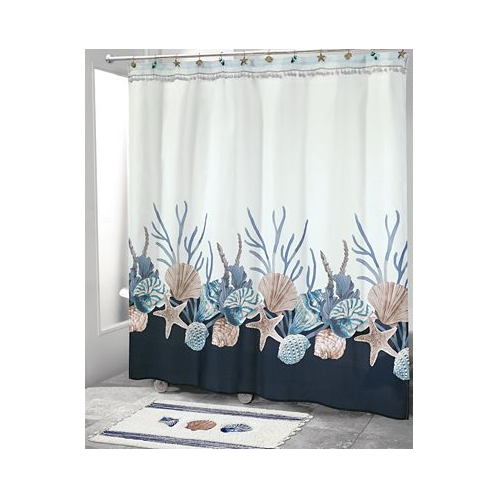 Avanti Blue Lagoon Ombre Seashells Tissue Box Cover