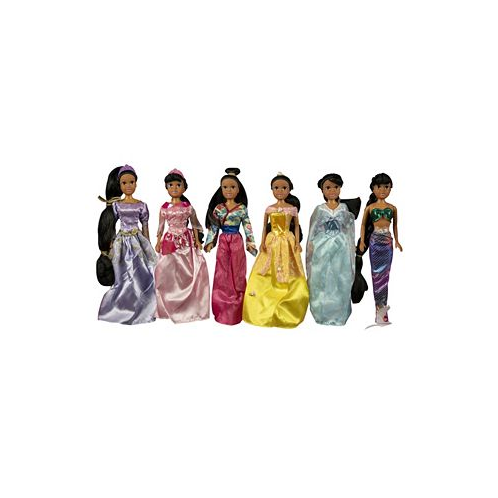 Playtime Toys Smart Talent 11.5 African American Princess Dolls Gift Set