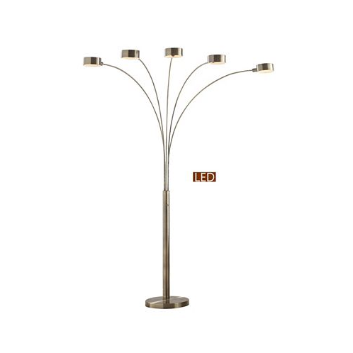 Artiva USA Micah LED 5-Arch Floor Lamp W/Dimmer
