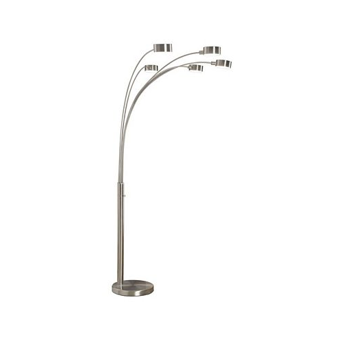 Artiva USA Micah Plus Modern LED 88 5-Arched Floor Lamp with Dimmer