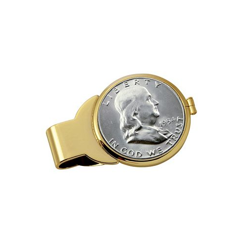 American Coin Treasures Mens Silver Franklin Half Dollar Coin Money Clip