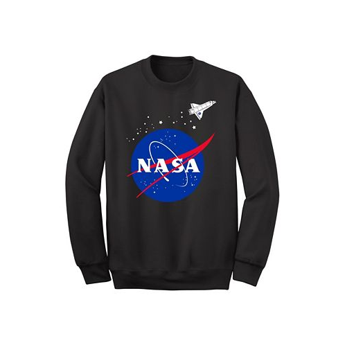AIRWAVES Mens NASA Spaceship Crew Fleece Sweatshirt
