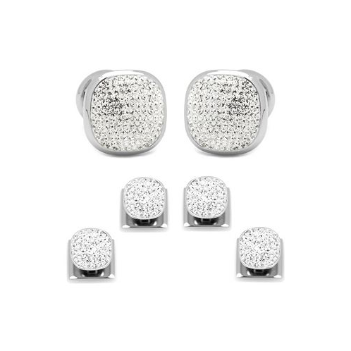 Ox & Bull Trading Co. Mens Pave Cufflink and Stud Set