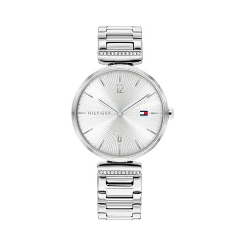 Tommy Hilfiger Womens Stainless Steel & Crystal Bracelet Watch 34mm