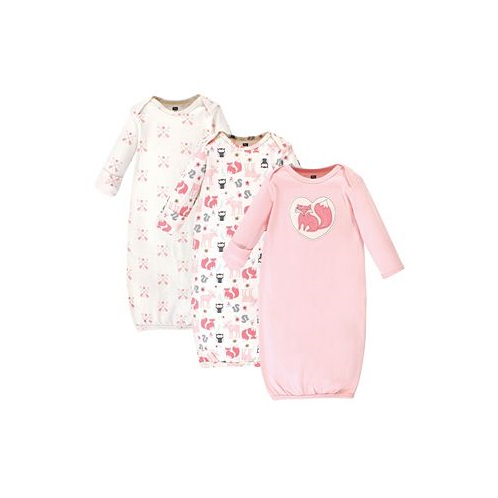 Hudson Baby Baby Girls Cotton Gowns Woodland