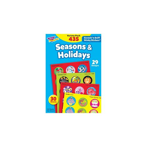 Trend Enterprises Seasons and Holidays Stinky Stickers Variety Pack