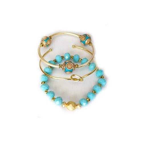 Michael Gabriel Designs Womens Tiffani Bracelet Set 3 Pieces