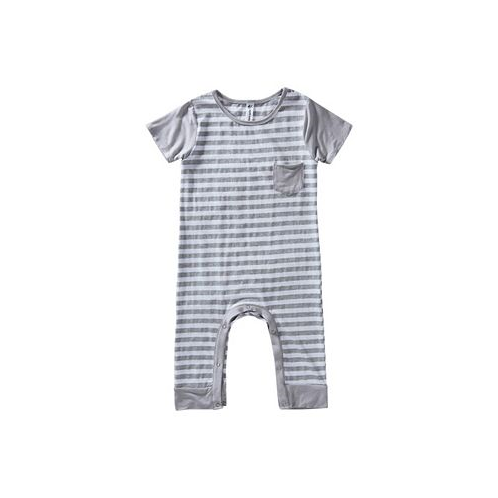 Earth Baby Outfitters Toddler Boys or Toddler Girls Striped Romper
