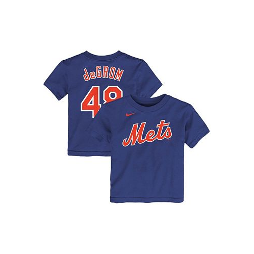 Nike Toddler Boys Jacob Degrom Royal New York Mets Player Name and Number T-shirt