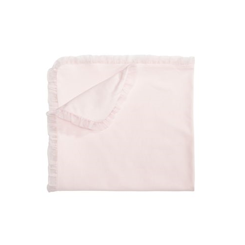 First Impressions Baby Girls Tulle Trim Blanket