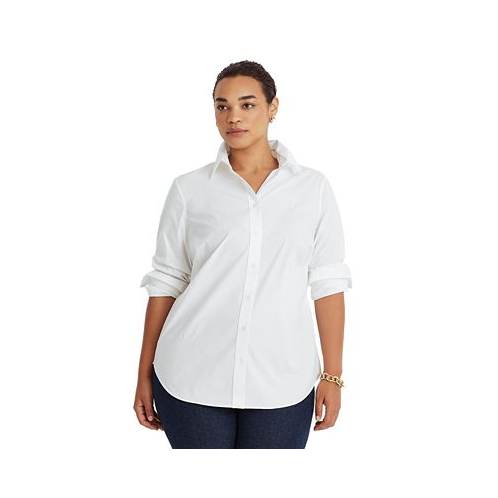 POLO Ralph Lauren Plus-Size Easy Care Cotton Shirt
