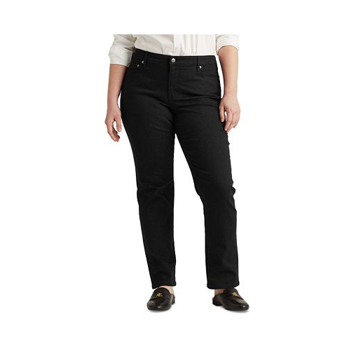 POLO Ralph Lauren Plus-Size Mid-Rise Straight Jean