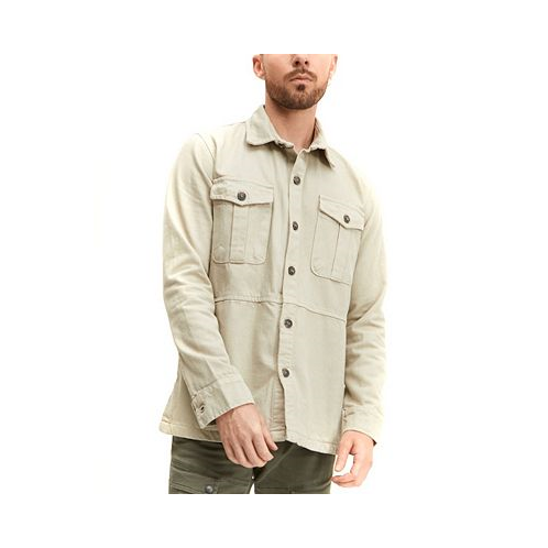 RON TOMSON Mens Modern Relaxed Casual Button-Down Shirt