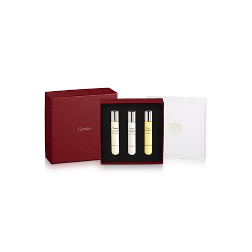 Cartier Mens 3-Pc. Travel Spray Gift Set