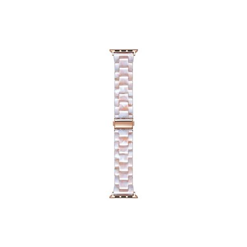 Posh Tech Claire Blush Tortoise Resin Link Band for Apple Watch 38mm-40mm