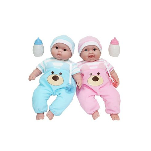 JC TOYS Berenguer Boutique Twins 13 Baby Dolls Pink and Blue