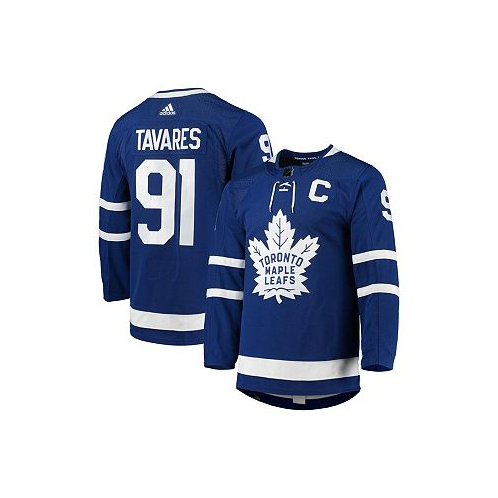 Adidas Mens John Tavares Blue Toronto Maple Leafs Home Captain Patch Authentic Pro Player Jersey