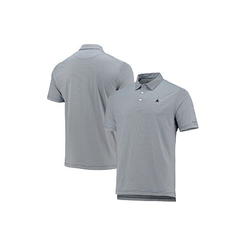 Nike Mens Navy Dallas Cowboys Player Control Stripe Performance Polo Shirt