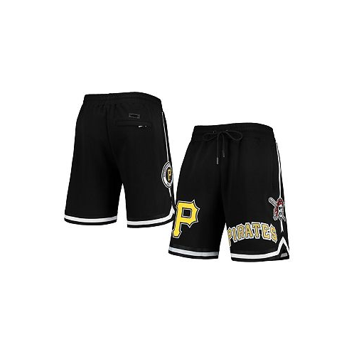Pro Standard Mens Black Pittsburgh Pirates Team Shorts