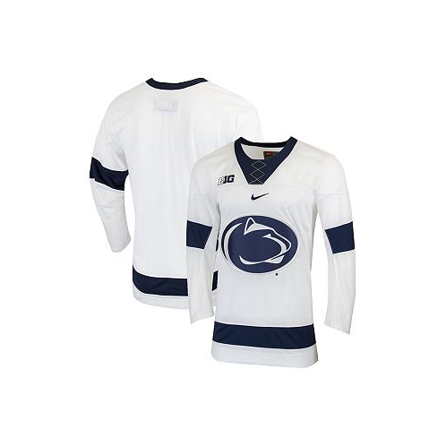 Nike Mens White Penn State Nittany Lions Replica College Hockey Jersey