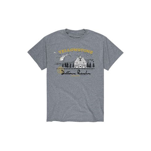 AIRWAVES Mens Yellowstone Dutton Ranch T-shirt
