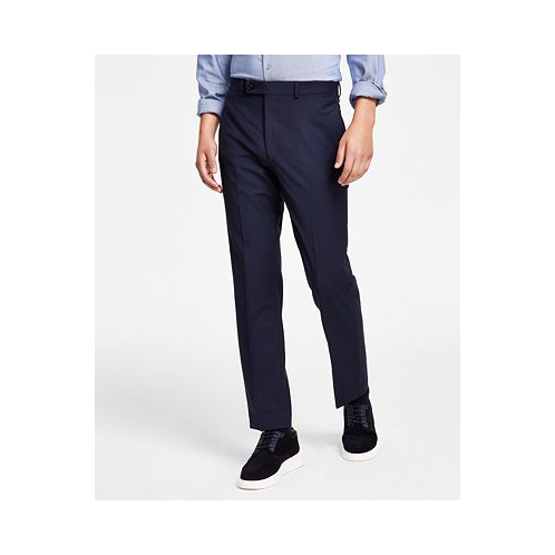 Calvin Klein Mens Slim-Fit Wool Infinite Stretch Suit Pants