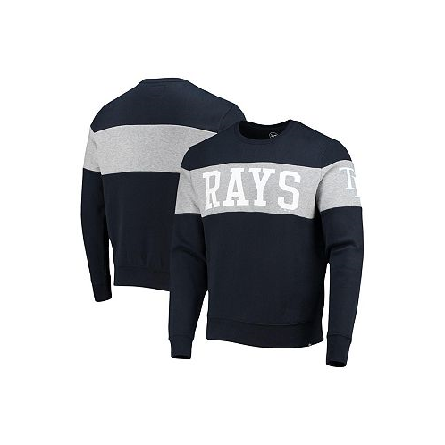 47 Brand Mens 47 Navy Tampa Bay Rays Interstate Pullover Sweatshirt