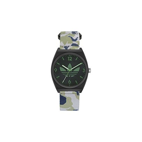 Adidas Unisex Three Hand Project Two Camo Fabric Fastwrap Watch 38mm