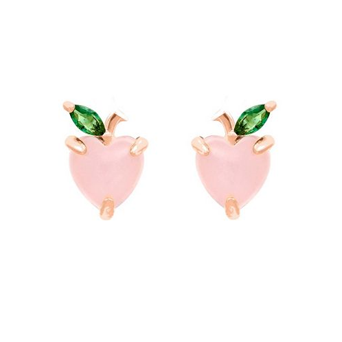Girls Crew Peach Stud Earrings